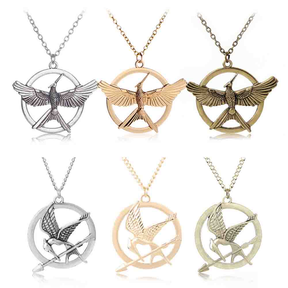 Hunger Game Ridicule Bird Necklace Pendeloque Cut Men And Women Fashion Popular New Product Sweater Chain